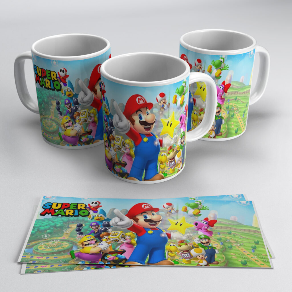 Plantillas Para Sublimar Tazas Mario Bros Storesublimaci N