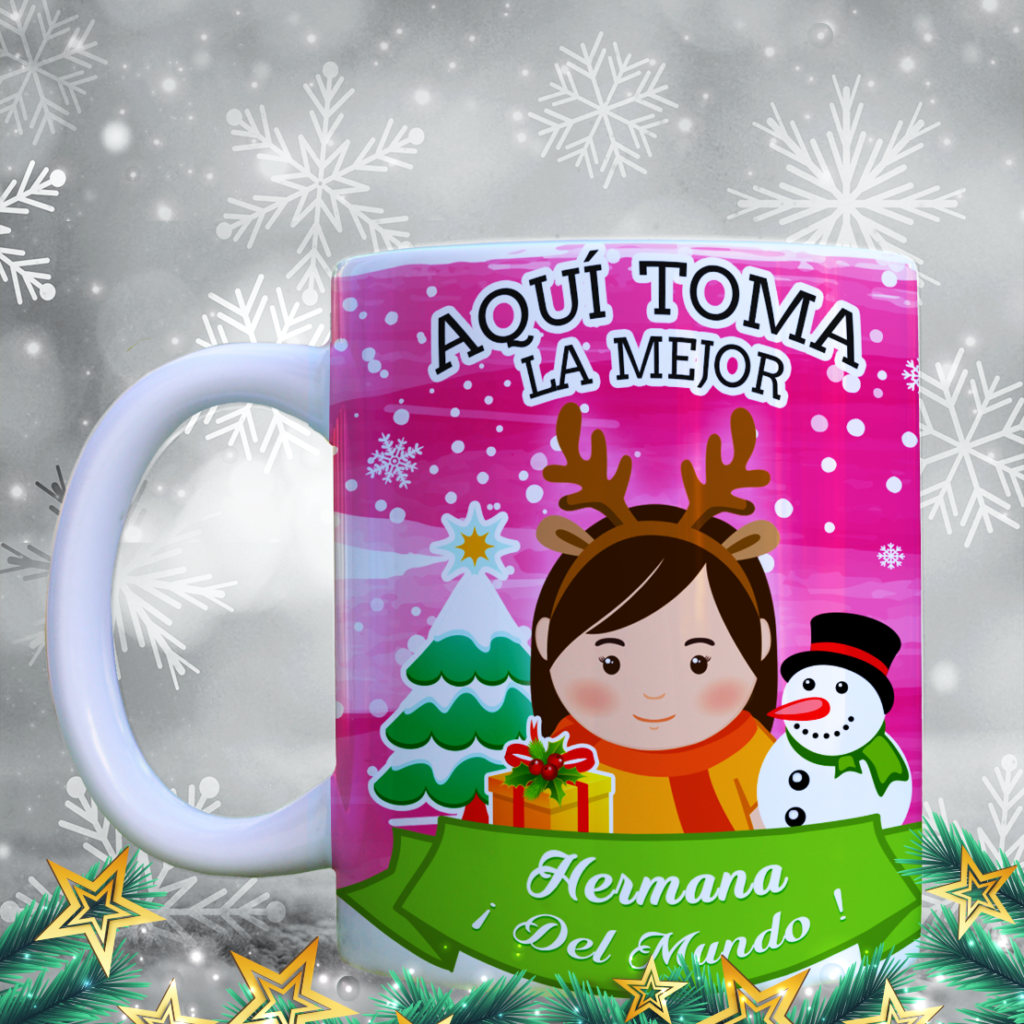 Plantillas Para Sublimar Tazas Navidad Storesublimaci N