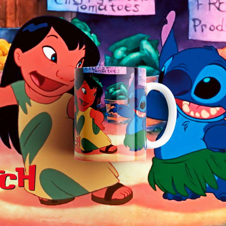 Plantillas Para Sublimar Tazas Lilo Stitch Storesublimaci N